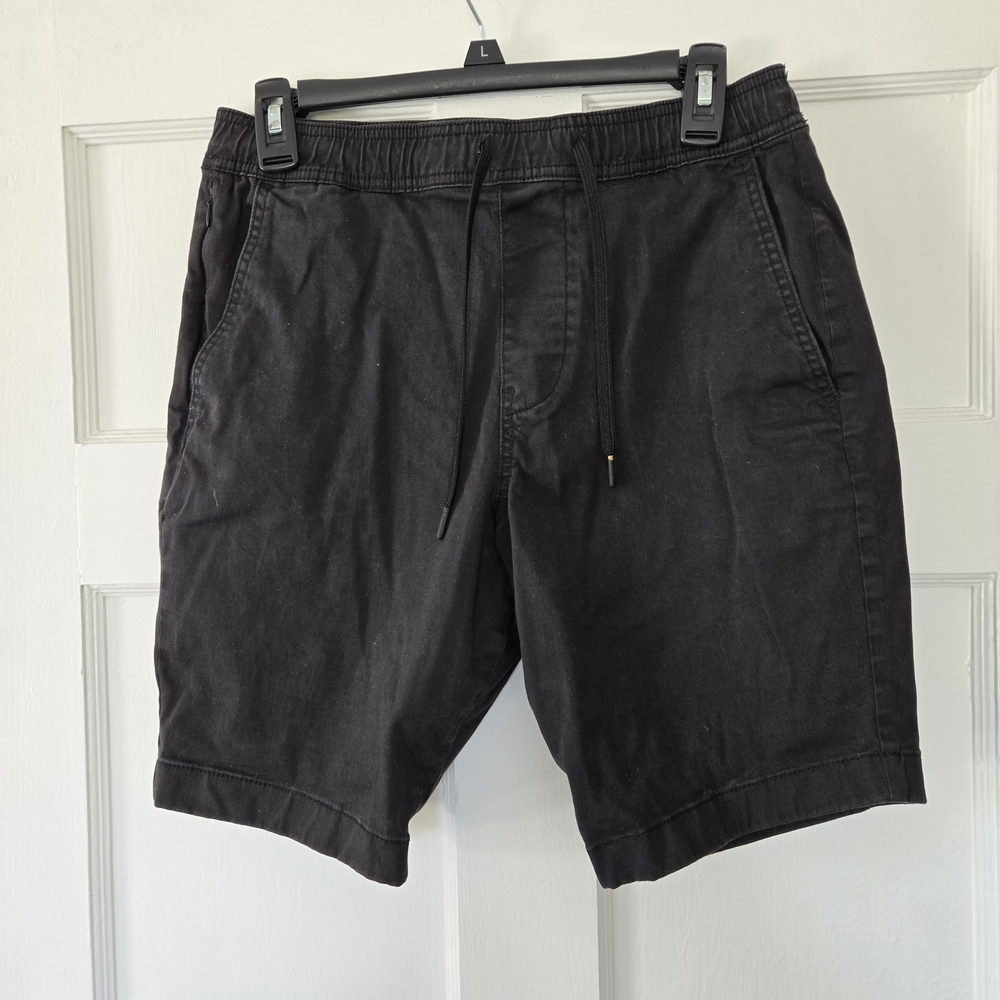 Hollister Black Drawstring Hybrid Shorts